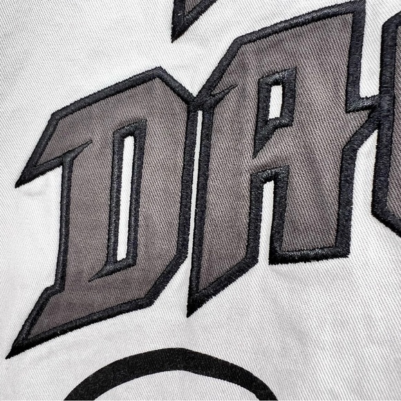 Harley-Davidson Putty Black Button-down Collar Embroidered Short Sleeve Shirt M - Picture 12 of 15